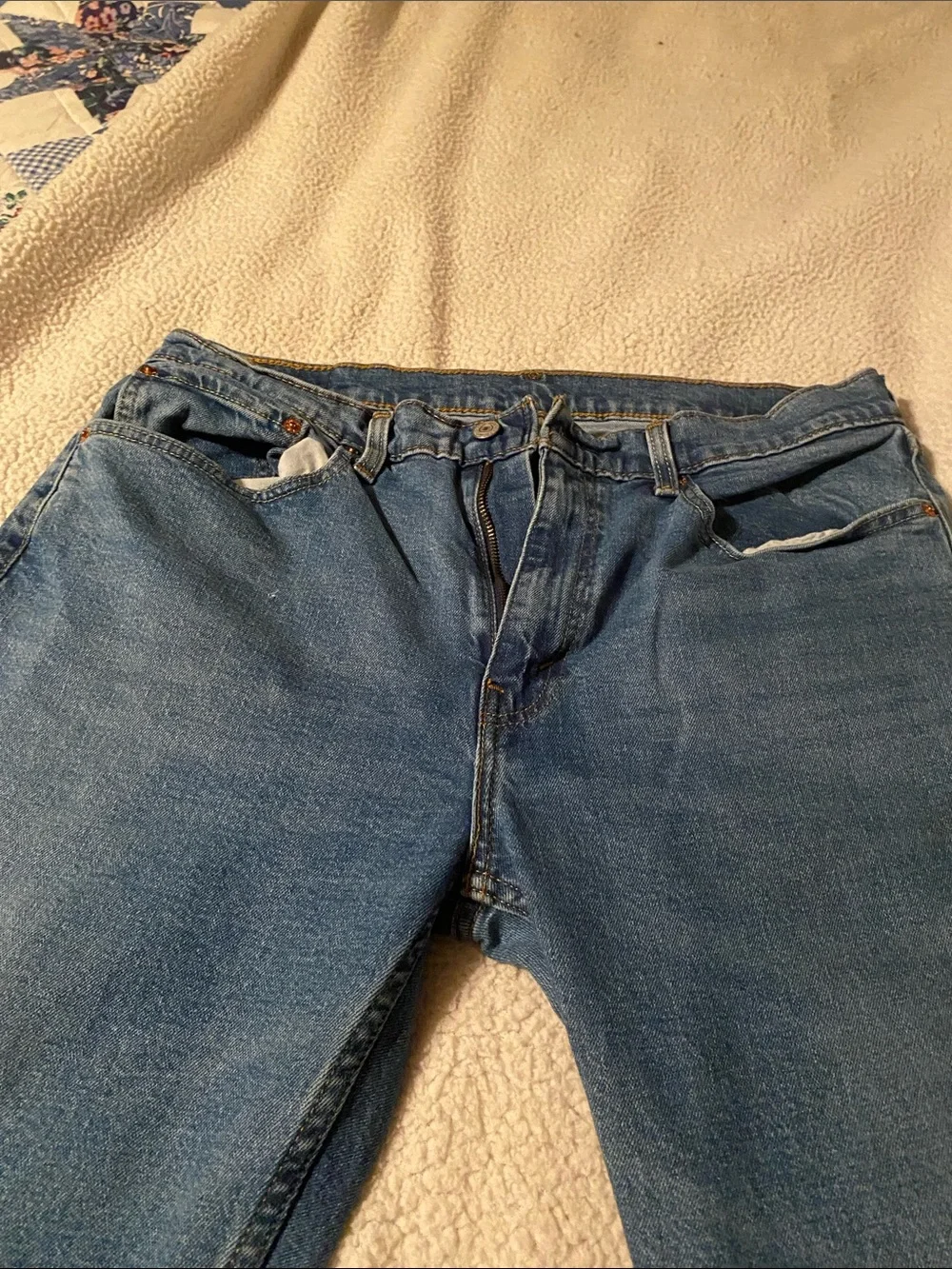 Levi's Men's Straight Light Blue Denim Jeans